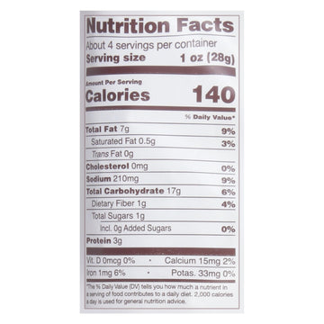 Hippeas - Veg Straw Sour Crm Onions - CS of 12-3.75 OZ