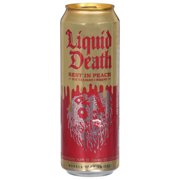 Liquid Death - Tea Rest In Peach Sngl - CS of 12-19.2 FZ