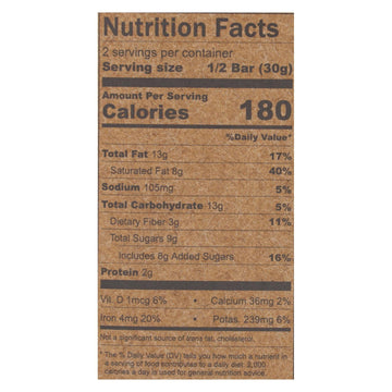 Hu - Dark Chocolate Bar Salty - Case of 12-2.1 OZ