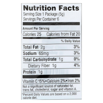 Gimme Organic Sea Salt Roasted Seaweed Snacks, 6 Packs