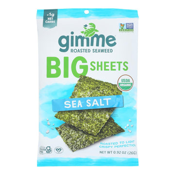 Gimme Organic Sea Salt Wraps - 10 Pack - 0.92 Oz