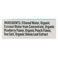 Nooma Organic Electrolyte Drink, Blueberry Peach, 12-pack