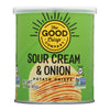 Good Crisp Sour Cream & Onion Potato Crisps, 12 Pack