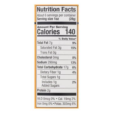 Good Crisp Potato Crisps Aged White Cheddar, 8 Pack