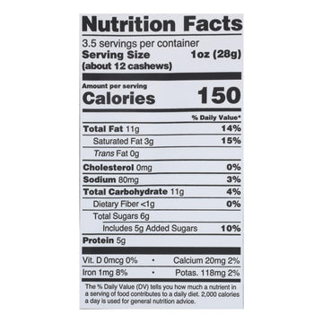 Skinnydipped - Dip Cashew Salted Caraml - Case of 10-3.5 OZ