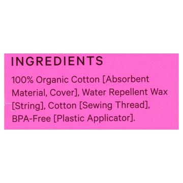 The Honey Pot - Tampon Reg Plst App Uscnt - EA of 1-18 CT