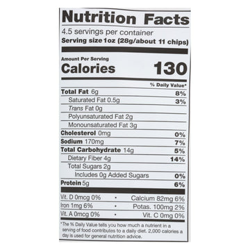 Beanitos Nacho Nation White Bean Chips, 6 Pack, 4.5 Oz