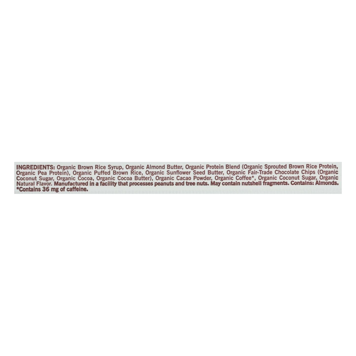 Gomacro Organic Mocha Chocolate Chip Bars, 12-Pack, 2.3 oz