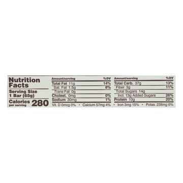 Gomacro Organic Dark Chocolate Almond Bar, Case of 12