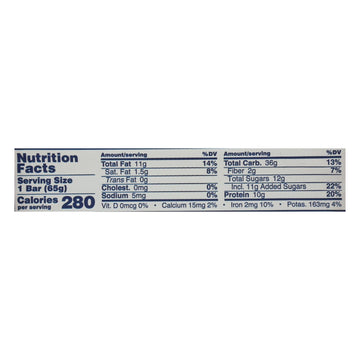 Gomacro Organic Blueberry Cashew Bars, 12-Pack, 2.3oz