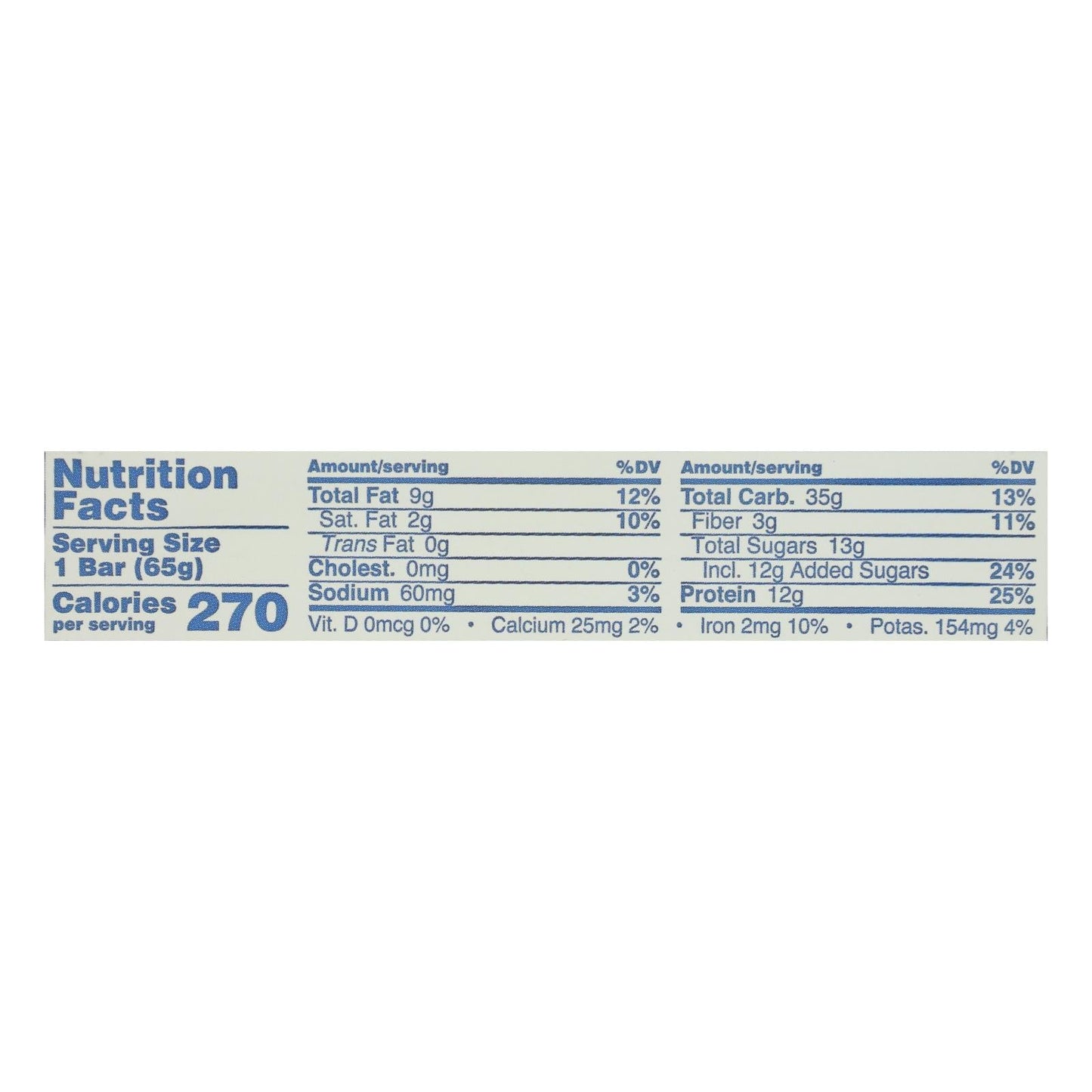 Gomacro - Bars Oatmeal Cchip - Case Of 12 - 2.3 Oz