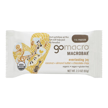 Gomacro Organic Macrobar Coconut Almond Choc - 12 Pack