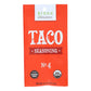 Riega Organic Taco Seasoning No. 4, .9 Oz, Case of 8