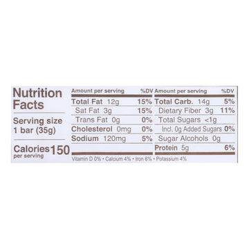 Munk Pack Keto Nut & Seed Bar Sea Salt Dark Choc 12ct