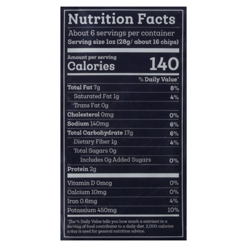 Siete - Kettle Chip Sea Salt - Case Of 6-5.5 Oz