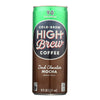 High Brew Dark Chocolate Mocha Coffee, 8 oz, Case of 12