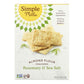 Simple Mills Rosemary Sea Salt Almond Crackers, 6-Pack