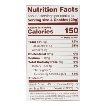 Simple Mills Crunchy Chocolate Chip Cookies, 6 Pack
