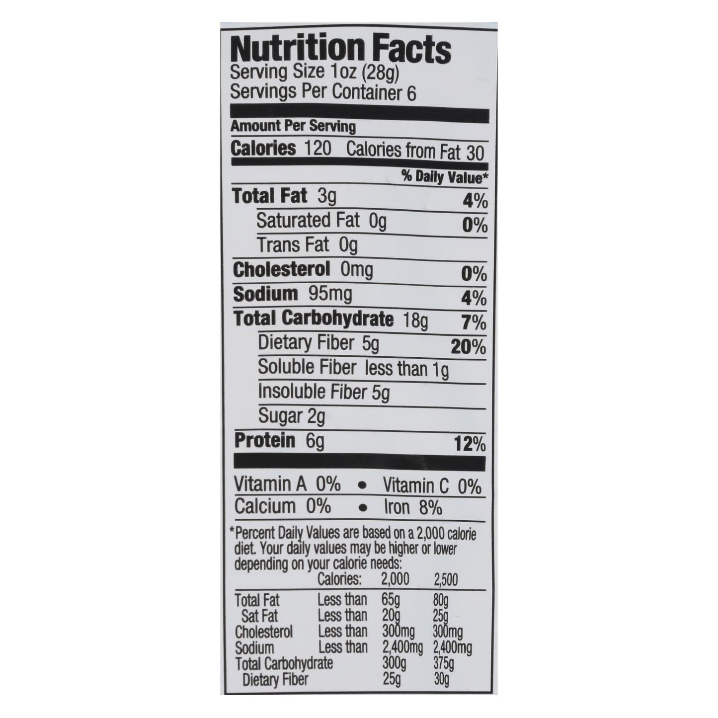 The Good Bean Sea Salt Chickpea Snacks, 6-Pack, 6 Oz