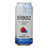 Steaz Blueberry Pomegranate Green Tea, 12-Pack, 16 Fl oz