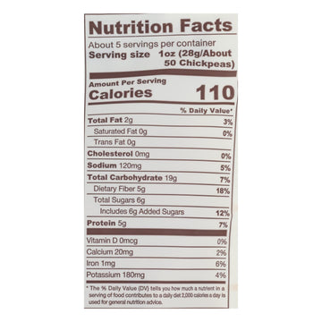 Biena Chickpea Snacks - Honey Roasted - Case Of 8 - 5 Oz.