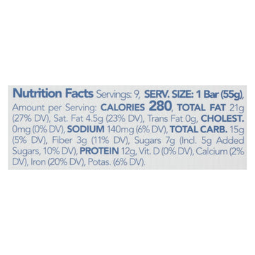 88 Acres Dark Chocolate Brownie Protein Bars (9-Pack)