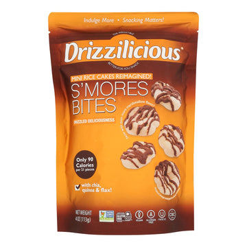 Drizzilicious - Rice Crisp Mini Smores - Case of 12-4 OZ