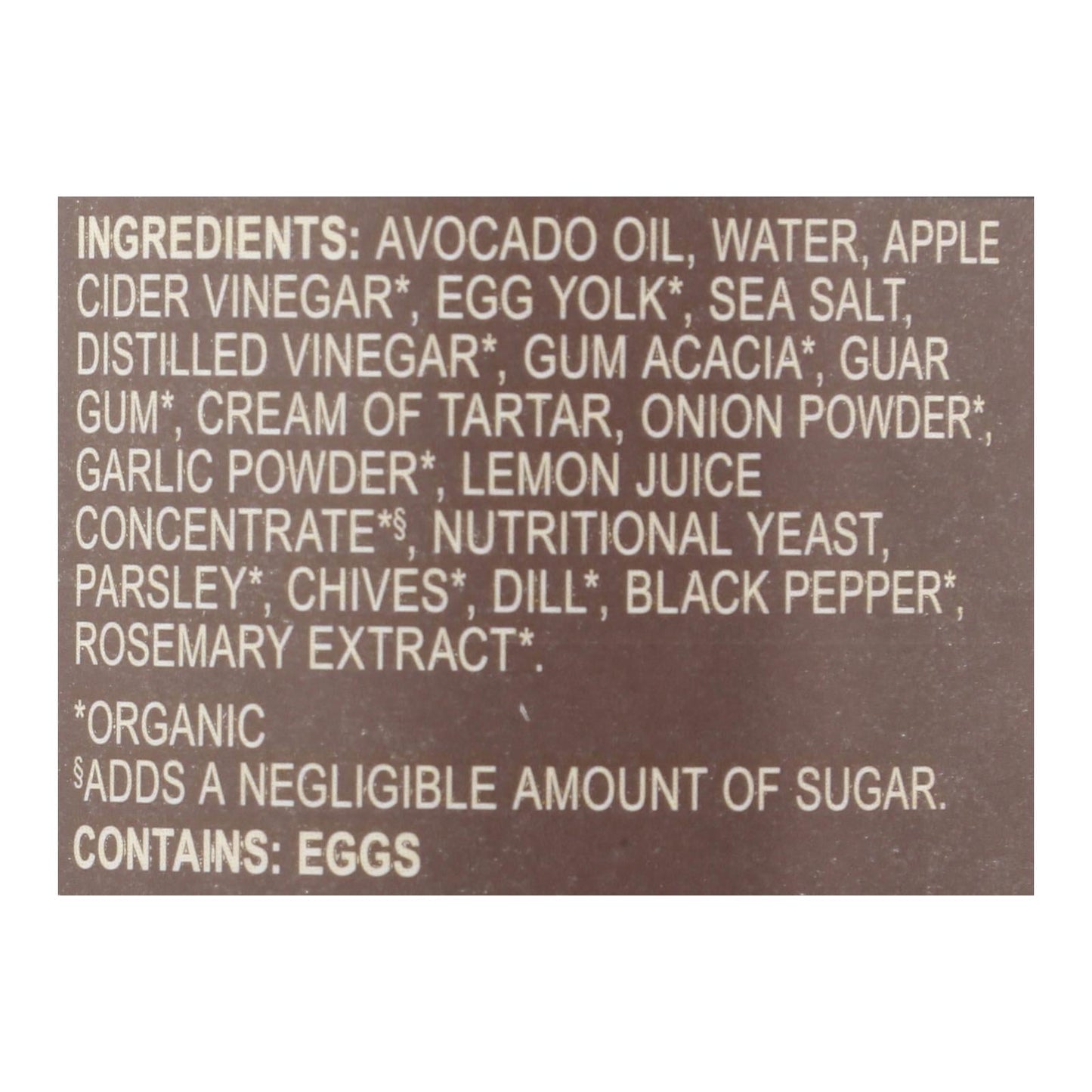 Primal Kitchen Dressing Ranch  - Case of 6 - 8 FZ