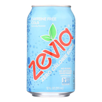 Zevia Cola Caffeine-Free Zero Calorie 4-Pack, 12 fl oz Each
