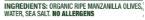 Lindsay Organic Medium Black Ripe Pitted Olives, Pack Of 12, 6Oz Cans