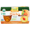 Field Day Organic Diced Peach Cups (6X4Pk )