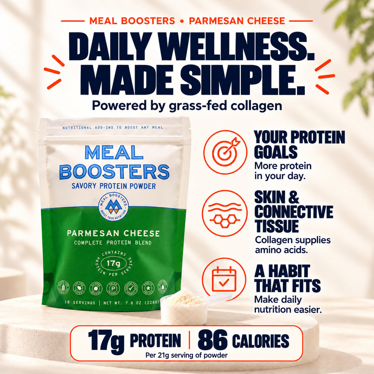 Parmesan Cheese - Collagen Protein