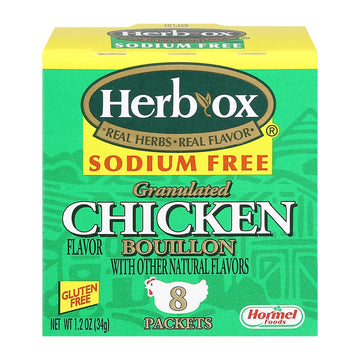 Herb-ox Chicken Bouillon, Low Sodium, 12 Pack