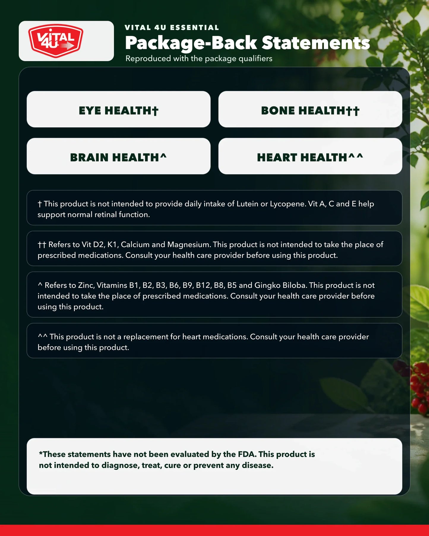 Vital 4U Essential 30-Day Multivitamin