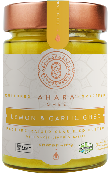Grass-Fed Lemon & Garlic Ghee | Ahara Rasa