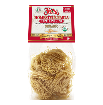 Homestyle Capellini Pasta Nest - Organic - 16.02 oz