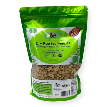 Organic Dry Roasted Peanuts – Non-GMO Snack Nuts