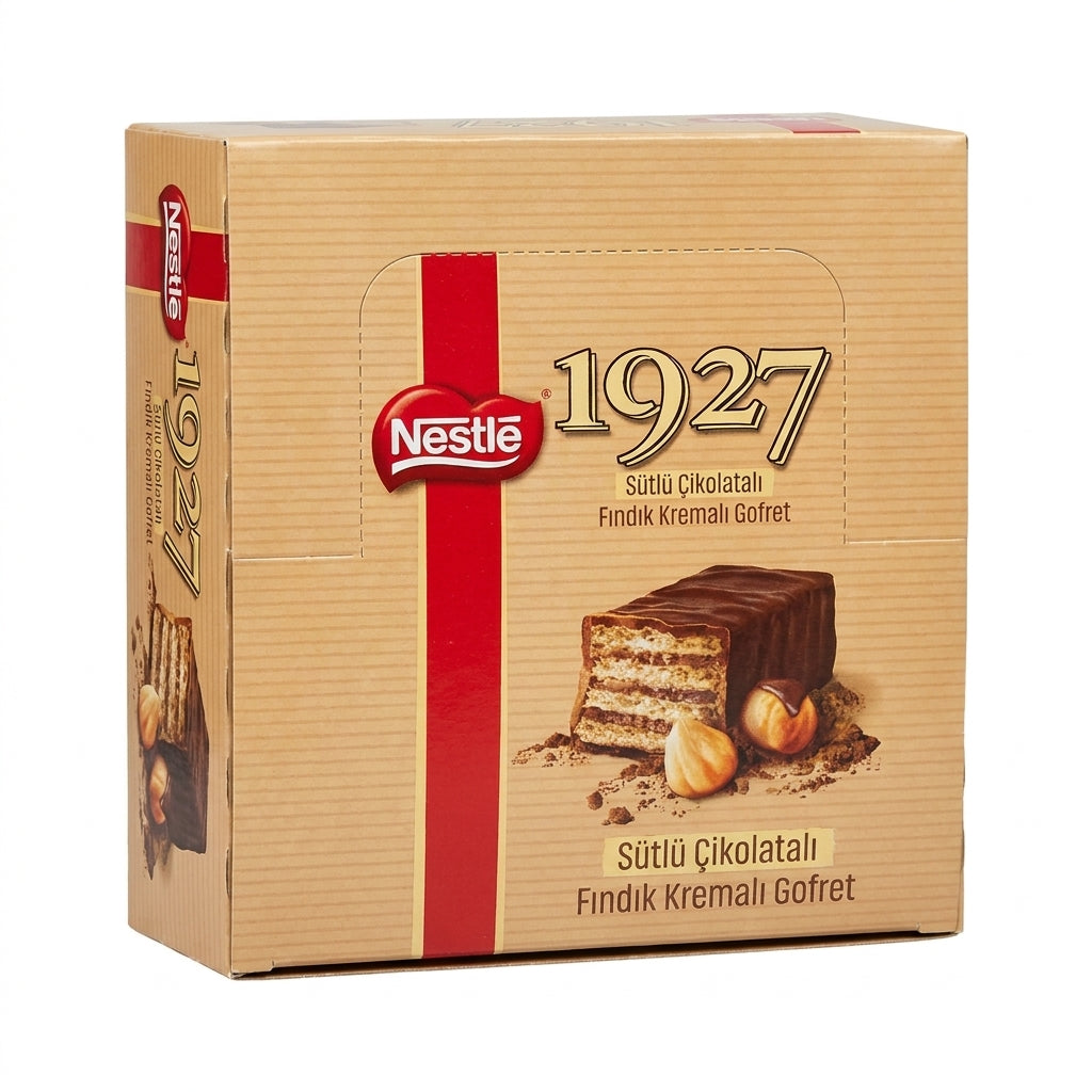 Nestlé 1927 Hazelnut Chocolate Wafer 336g - Turkish Milk Chocolate