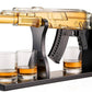AK47 Gun Decanter Set | 710 ml | 4, 10.5oz