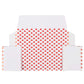 Lots of Hearts 1/2 lb. Candy Boxes Kit - 12 boxes, 12 pads & 12 gold loop ribbons