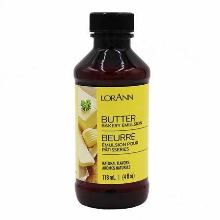 LorAnn Oils Butter Vanilla Bakery Emulsion, 4 fl. oz