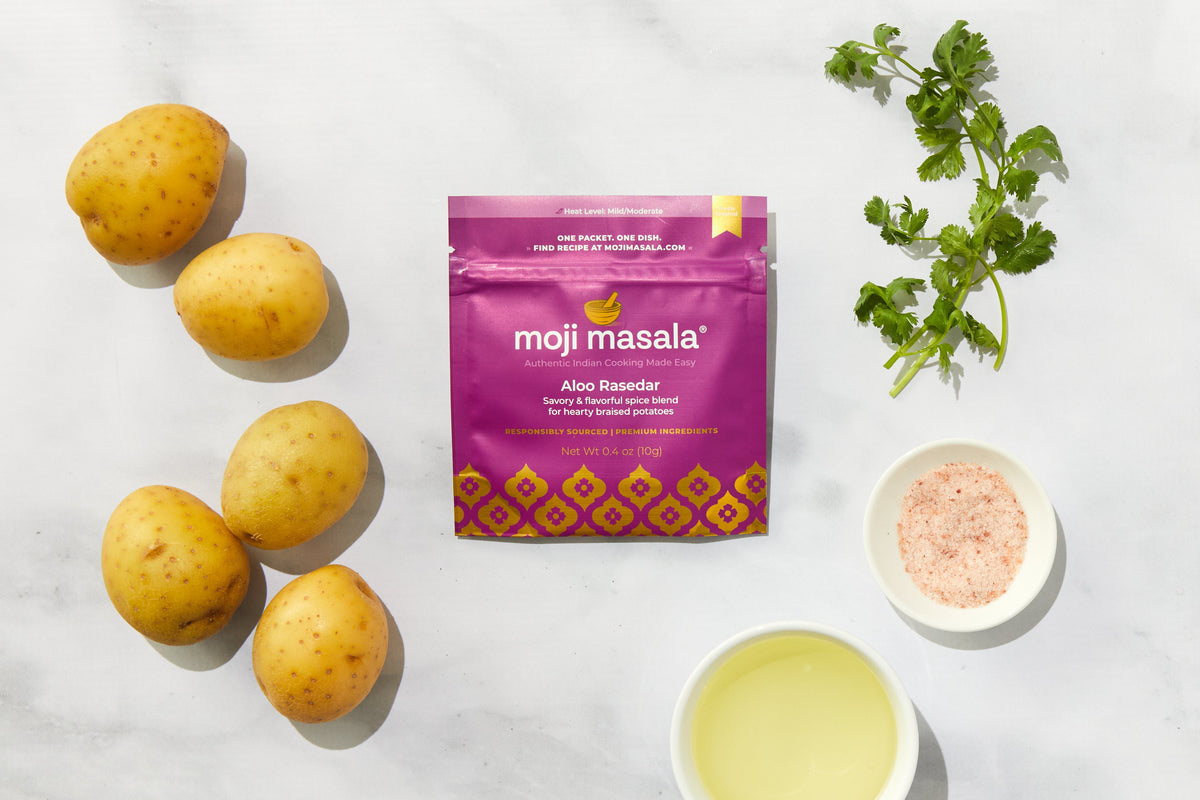 Vegan Indian Spice Gift Set — Spinach, Cauliflower & Potato Curry