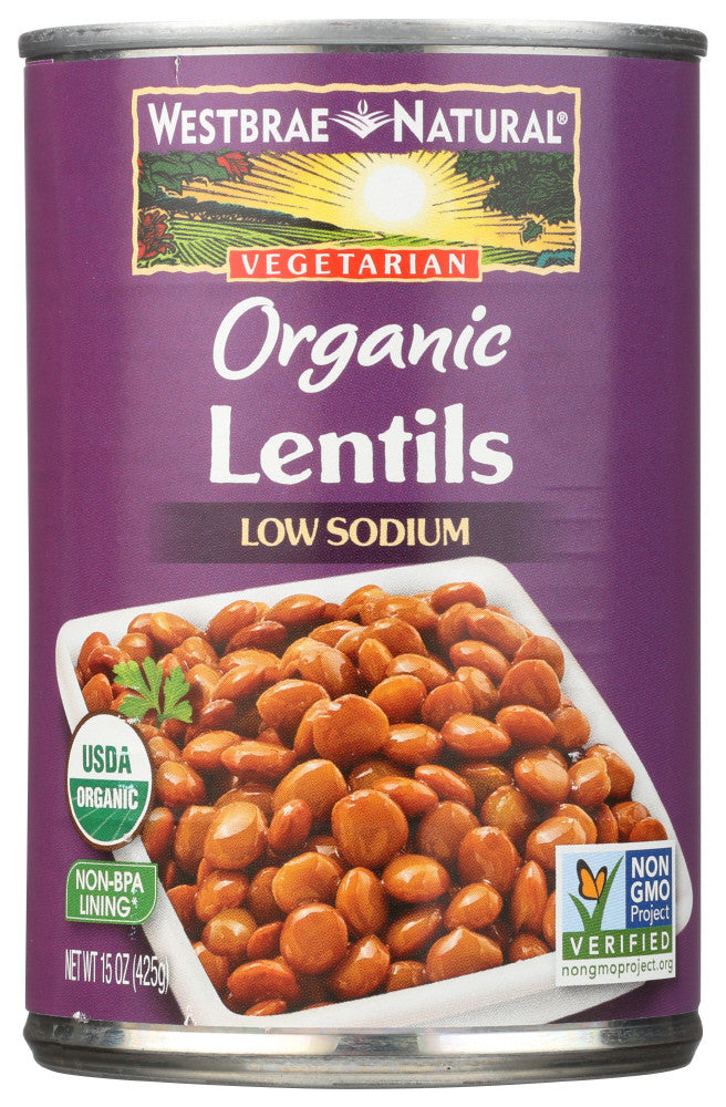 Westbrae Foods Lentil Beans Fat Free (12X15 Oz)