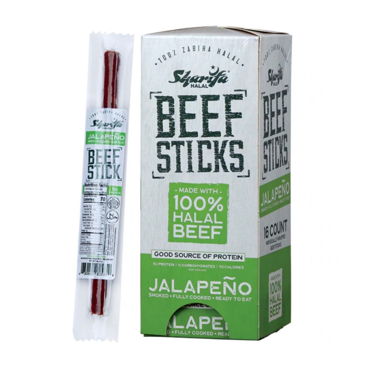 Sharifa Jalapeno Beef Sticks 1.10 Oz