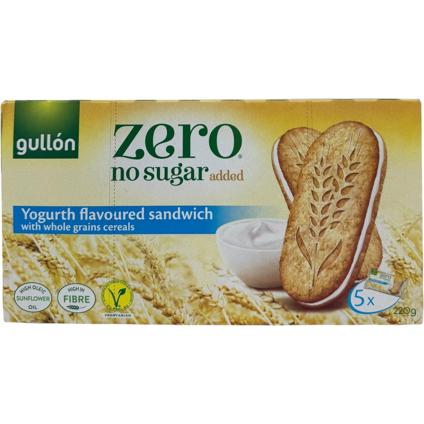 Gullon Whole Grain Flour Sandwiches No Added Sugar