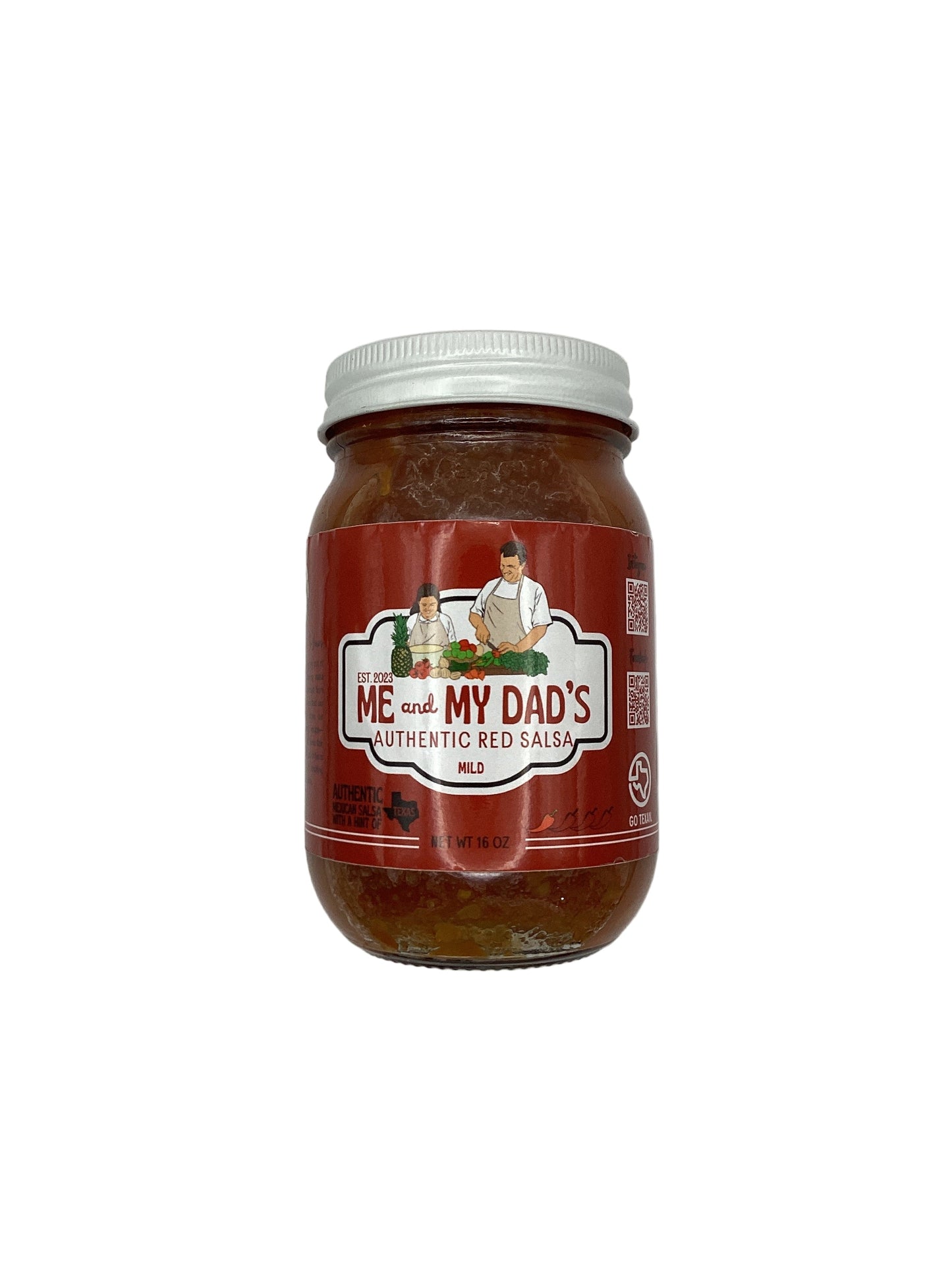 Me and My Dad’s Mild Authentic Red Salsa 16oz