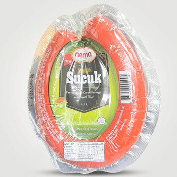 Nema Mild Sucuk 1 LB - Fermented & Cured Beef Sausage