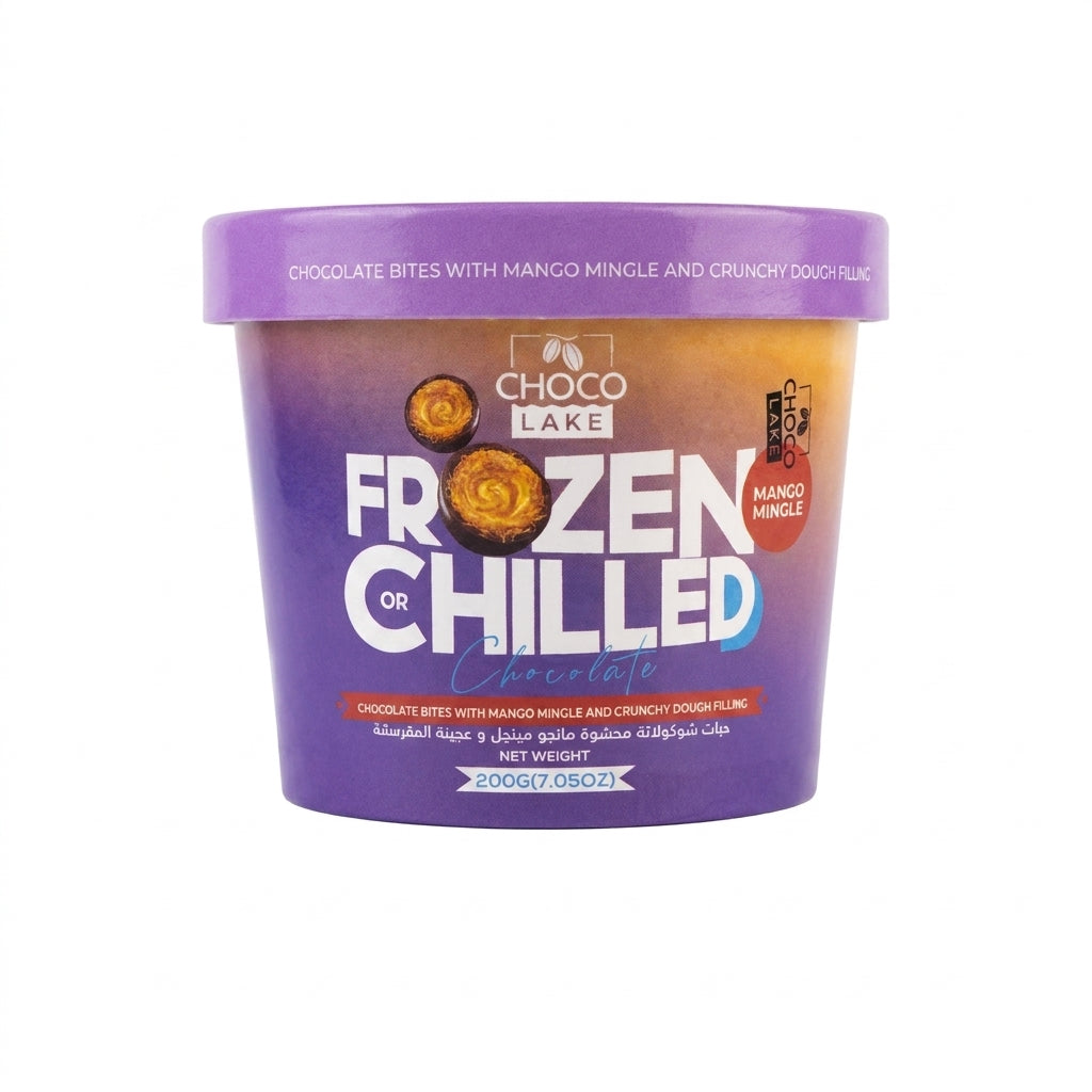 Choco Lake Frozen or Chilled Chocolate 200g - Mango Mingle Cookie Dough