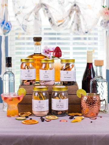 Gourmet Cocktail Kit Gift Set - 5 Great Recipes