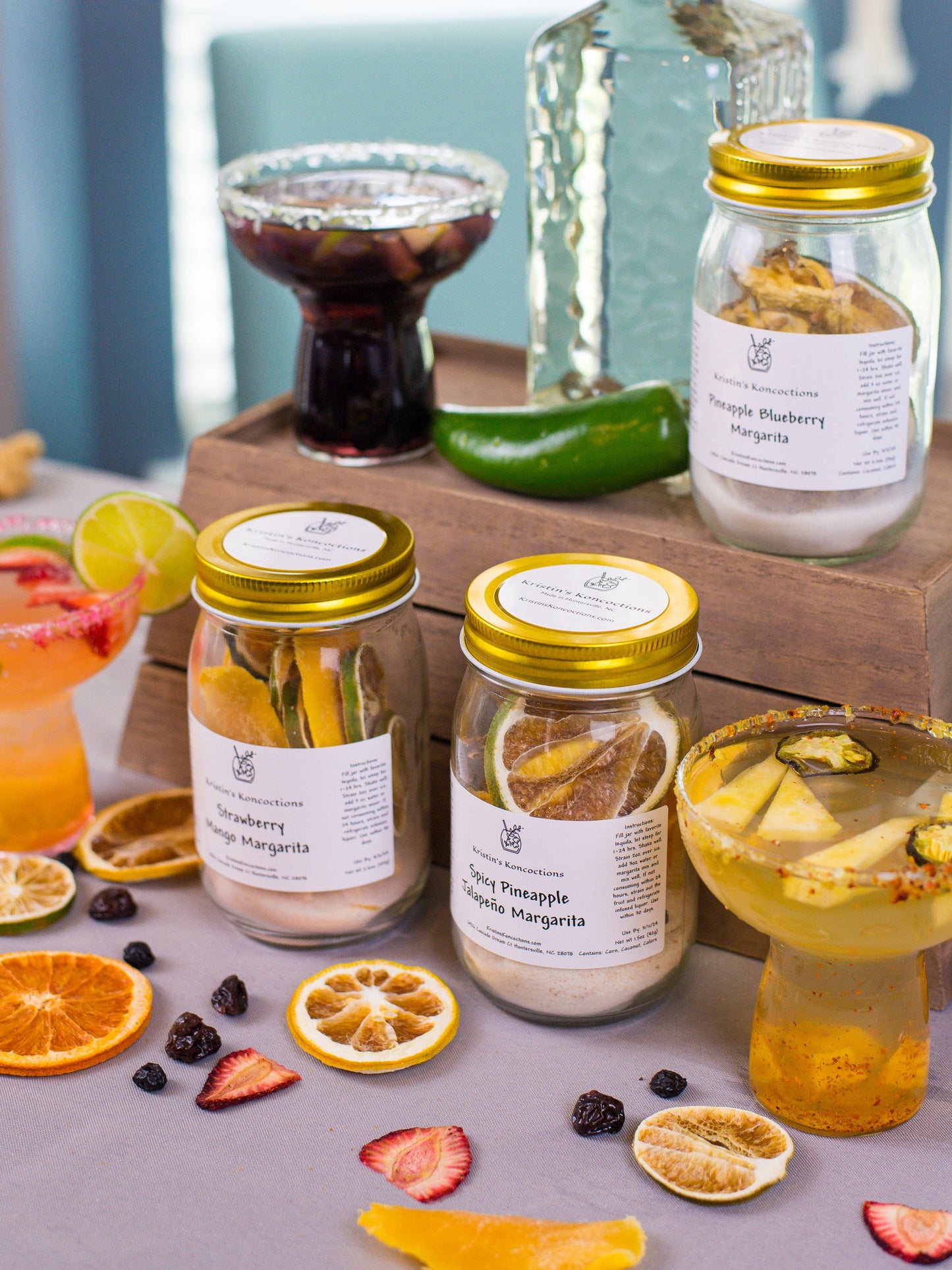 Margarita Cocktail Kits - 4 Fun Recipes